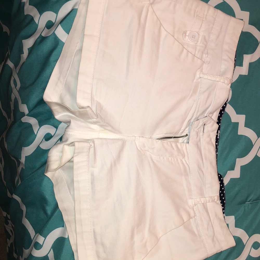 Ladies white shorts